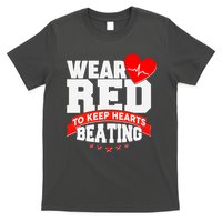Wear Red To Keep Hearts Beating Heart Health Awareness T-Shirt