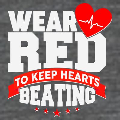 Wear Red To Keep Hearts Beating Heart Health Awareness T-Shirt