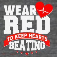 Wear Red To Keep Hearts Beating Heart Health Awareness Tall T-Shirt