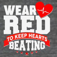 Wear Red To Keep Hearts Beating Heart Health Awareness Flatbill Hat