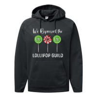 We Represent The Lollipop Guild Wizard Of Oz Performance Fleece Hoodie