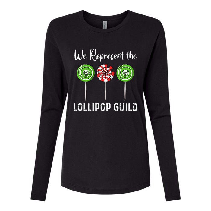 We Represent The Lollipop Guild Wizard Of Oz Womens Cotton Relaxed Long Sleeve T-Shirt