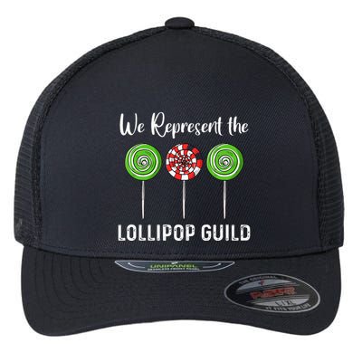 We Represent The Lollipop Guild Wizard Of Oz Flexfit Unipanel Trucker Cap