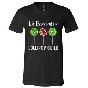 We Represent The Lollipop Guild Wizard Of Oz V-Neck T-Shirt