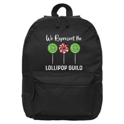 We Represent The Lollipop Guild Wizard Of Oz 16 in Basic Backpack