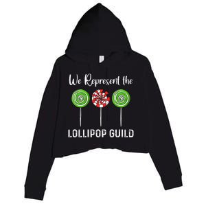 We Represent The Lollipop Guild Wizard Of Oz Crop Fleece Hoodie