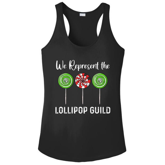 We Represent The Lollipop Guild Wizard Of Oz Ladies PosiCharge Competitor Racerback Tank