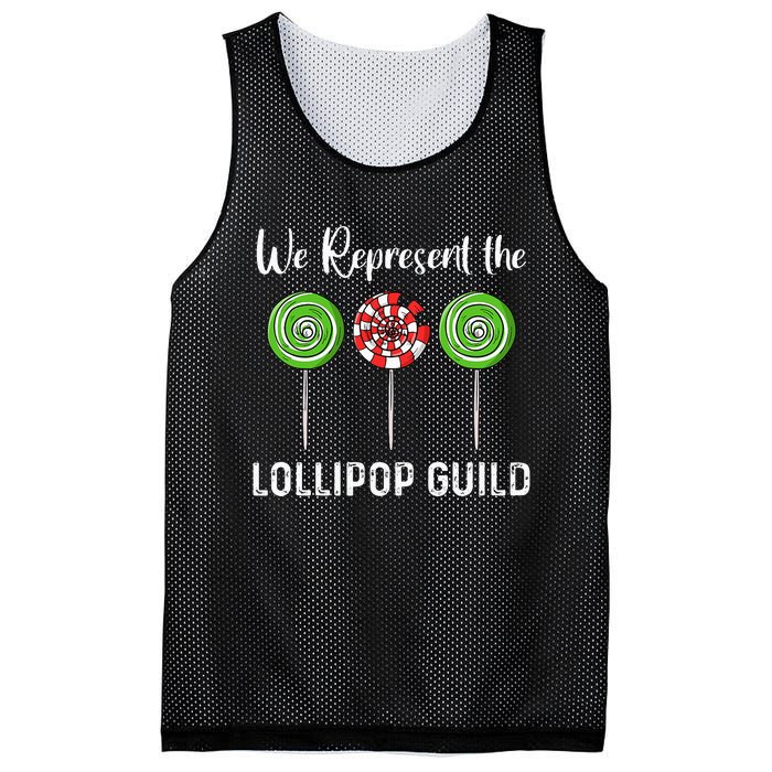 We Represent The Lollipop Guild Wizard Of Oz Mesh Reversible Basketball Jersey Tank