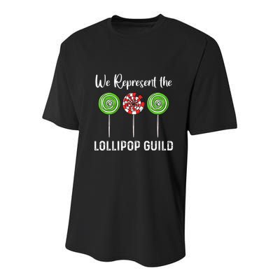 We Represent The Lollipop Guild Wizard Of Oz Youth Performance Sprint T-Shirt