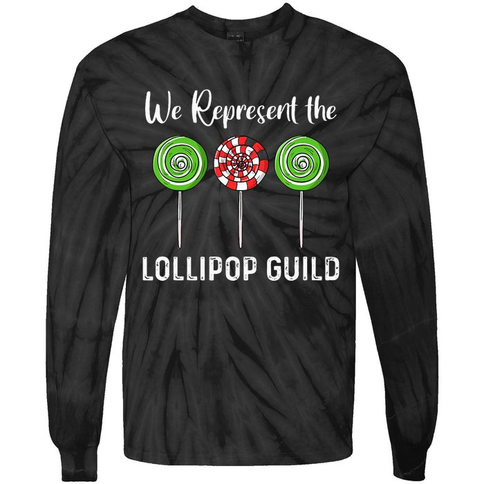 We Represent The Lollipop Guild Wizard Of Oz Tie-Dye Long Sleeve Shirt