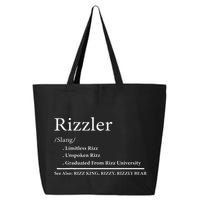 W Rizz The Rizzler Definition Funny Meme Quote Saying 25L Jumbo Tote