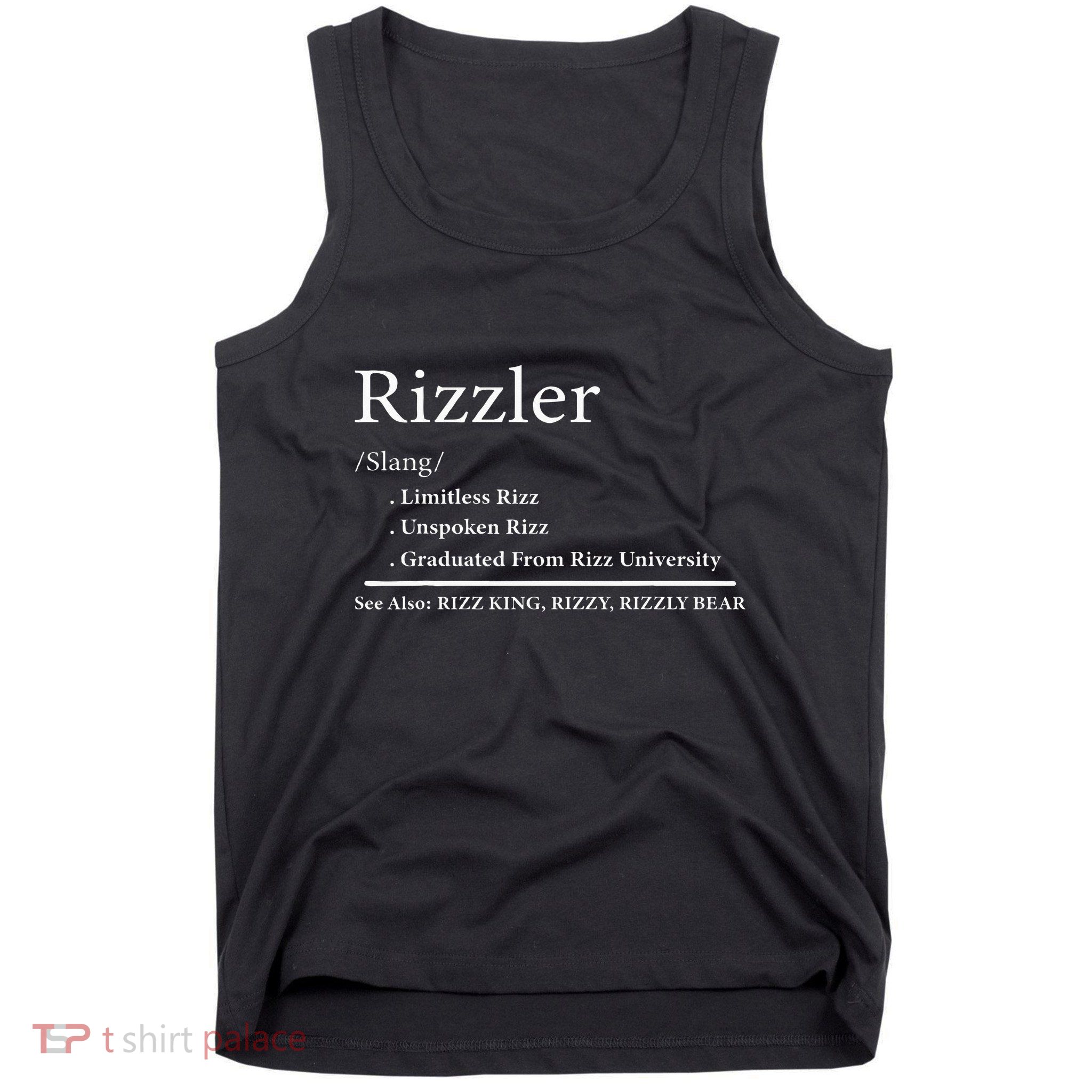 W Rizz The Rizzler Definition Funny Meme Quote Saying Tank Top
