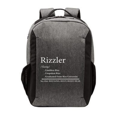 W Rizz The Rizzler Definition Funny Meme Quote Saying Vector Backpack