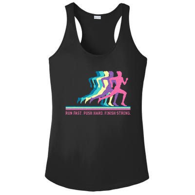 Women Running Track & Field Runner Motivational Training Ladies PosiCharge Competitor Racerback Tank