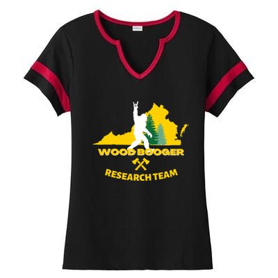 Woodbooger Research Team Ladies Halftime Notch Neck Tee