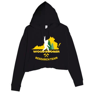 Woodbooger Research Team Crop Fleece Hoodie