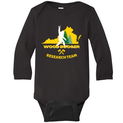 Woodbooger Research Team Baby Long Sleeve Bodysuit