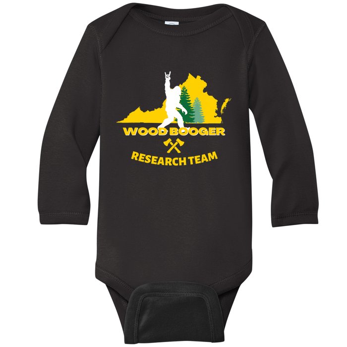 Woodbooger Research Team Baby Long Sleeve Bodysuit