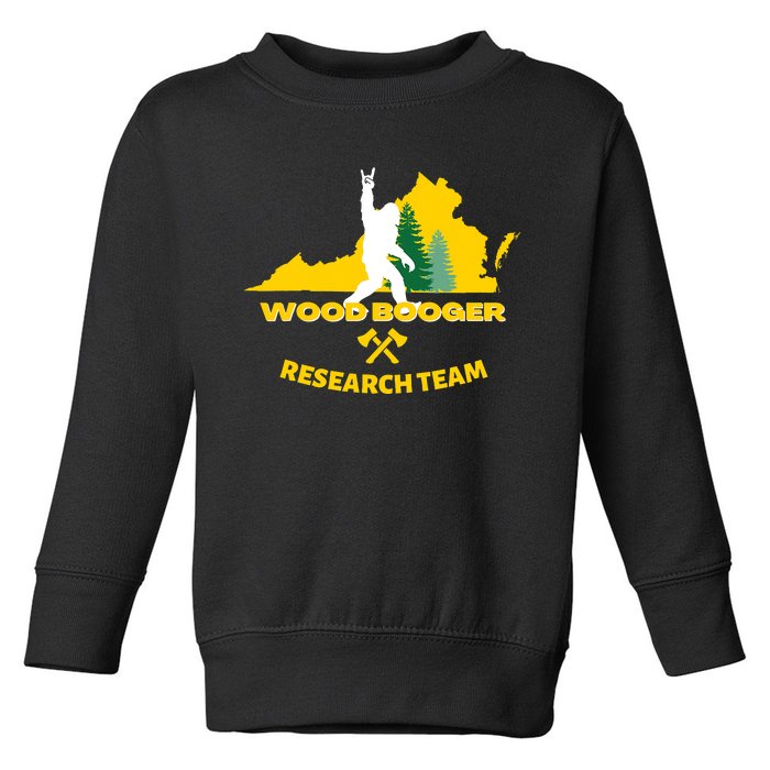 Woodbooger Research Team Toddler Sweatshirt