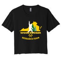 Woodbooger Research Team Women's Crop Top Tee