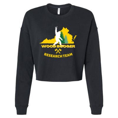 Woodbooger Research Team Cropped Pullover Crew