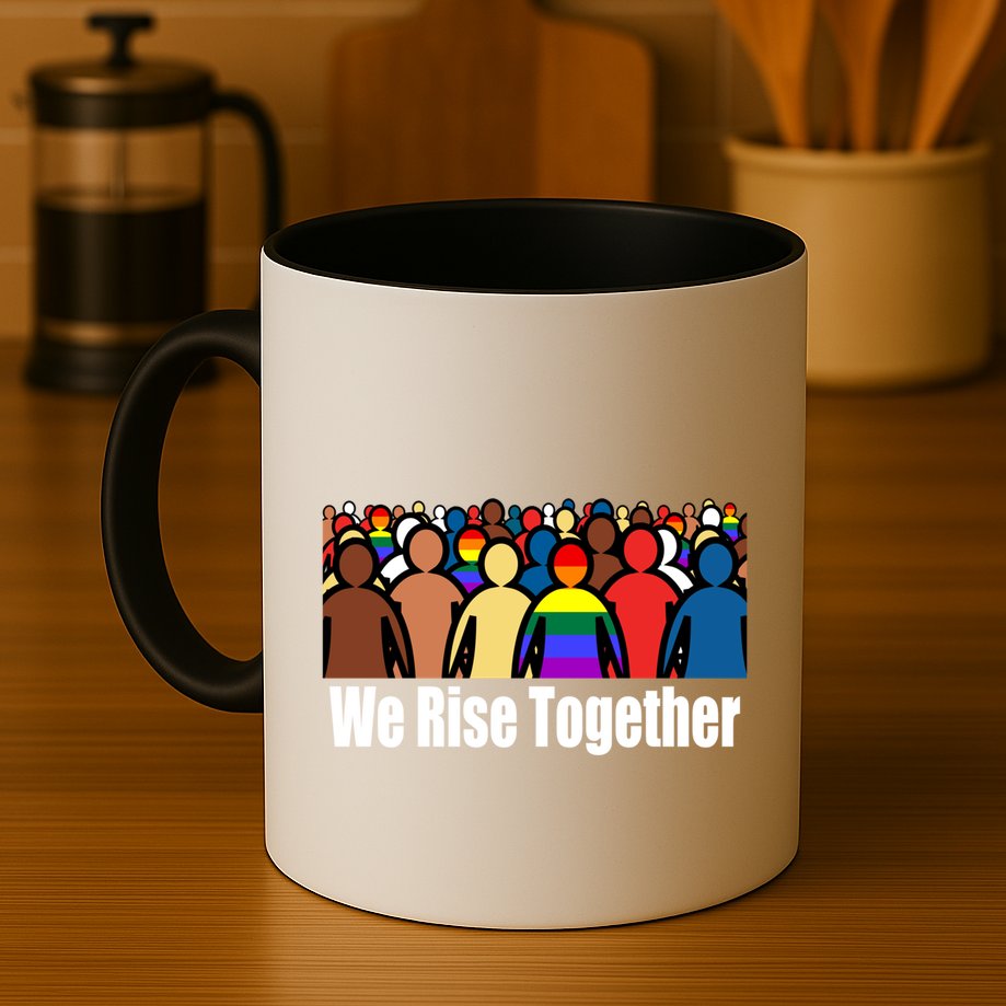 We Rise Together Against Racism For Equality Social Justice Great Gift Mug