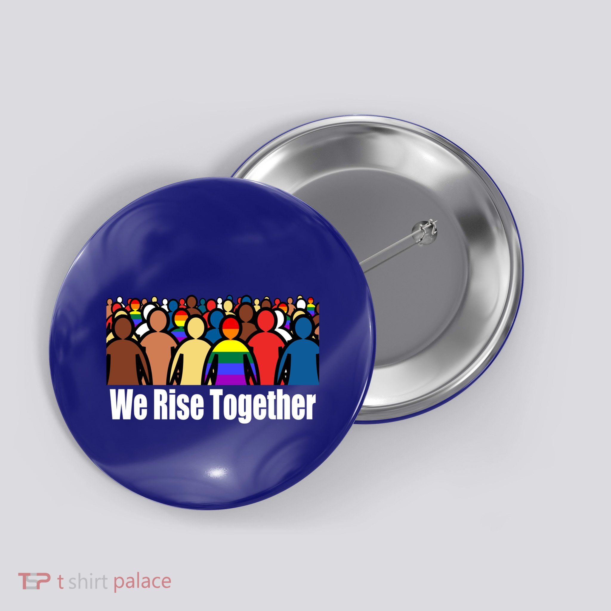 We Rise Together Against Racism For Equality Social Justice Great Gift Button