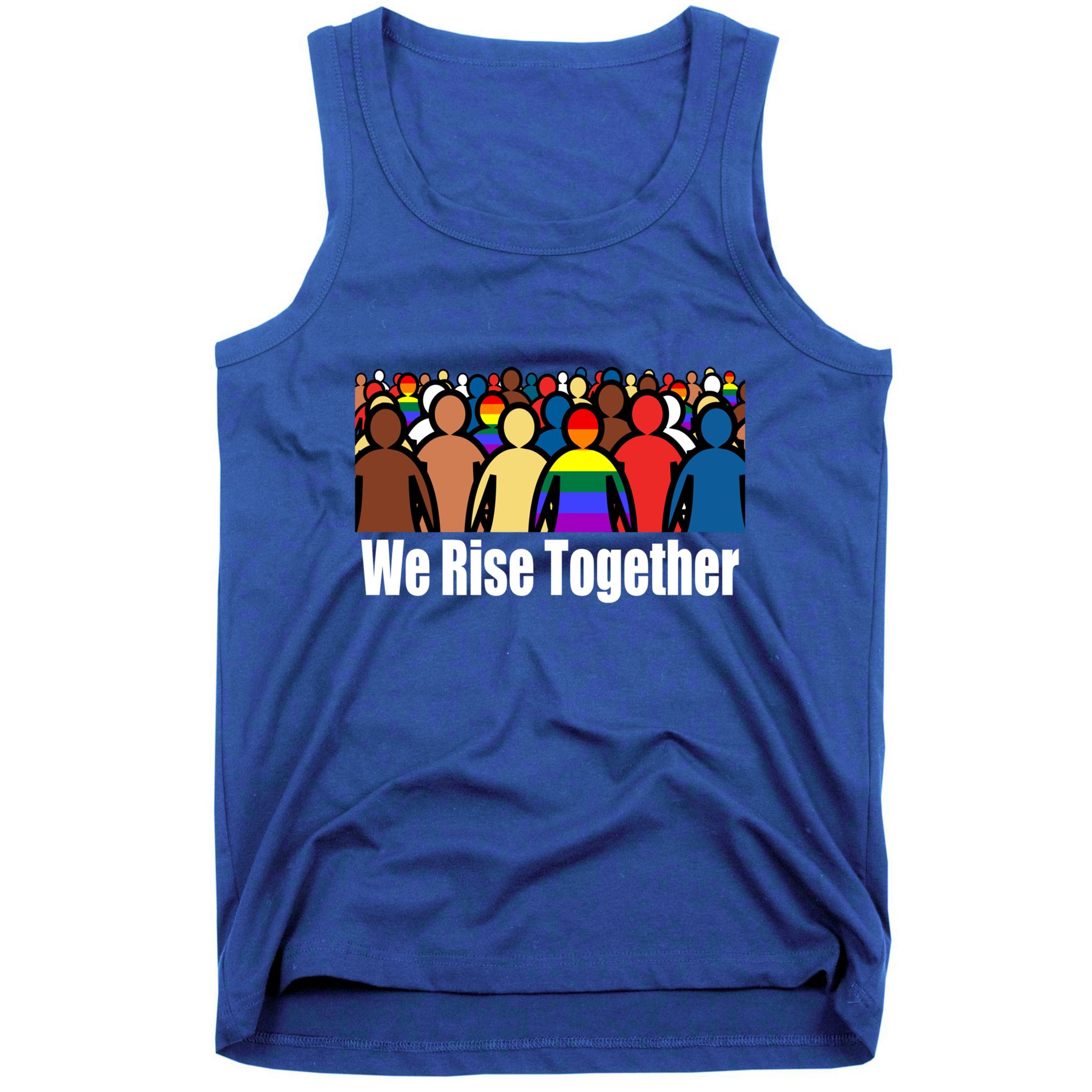 We Rise Together Against Racism For Equality Social Justice Great Gift Tank Top
