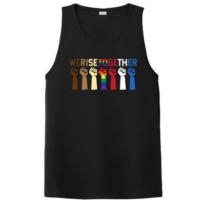 We Rise Together Equality Awesome Black History Month Gift PosiCharge Competitor Tank