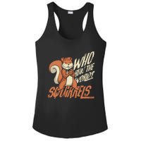 Who Run The World Squirrels Hidden President Squirrel Ladies PosiCharge Competitor Racerback Tank