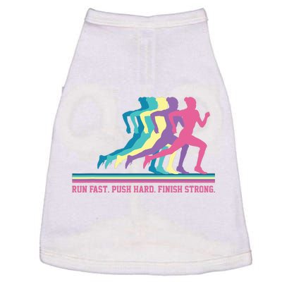 Women Running Track Field Runner Motivational Training Doggie Tank