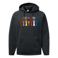 We Rise Together Performance Fleece Hoodie