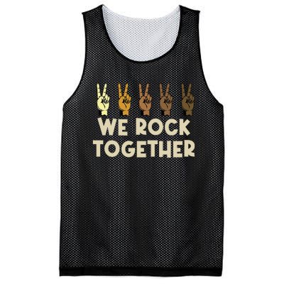 We Rock Together Funny Mesh Reversible Basketball Jersey Tank