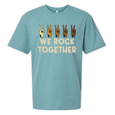 We Rock Together Funny Sueded Cloud Jersey T-Shirt