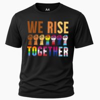 We Rise Together for a Equality Social Justice Fans Cooling Performance Crew T-Shirt