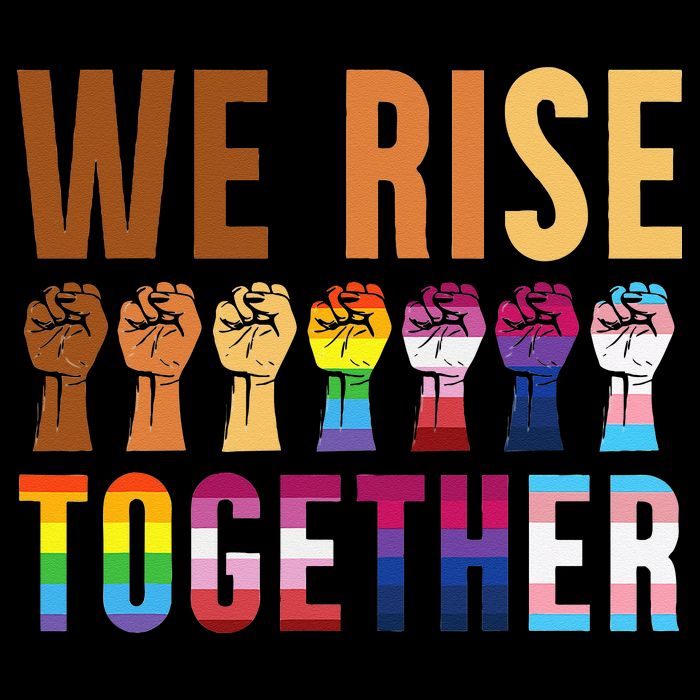 We Rise Together for a Equality Social Justice Fans 7-Panel Snapback Hat