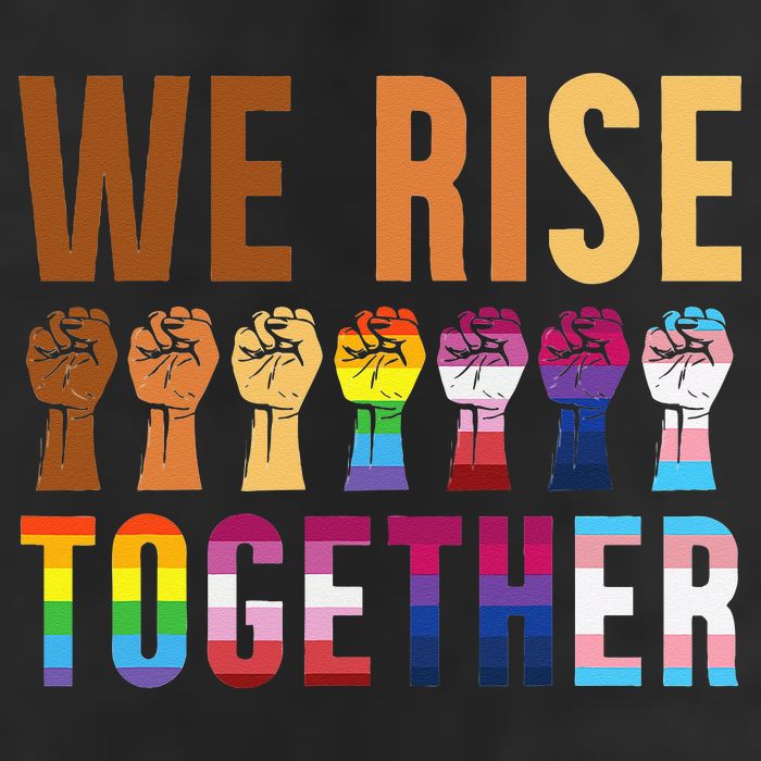 We Rise Together for a Equality Social Justice Fans Adult Drive Performance Visor