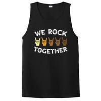 We Rock Together Rocker Skeleton Hand PosiCharge Competitor Tank