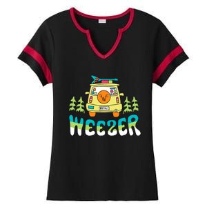 Weezer Road Trip Ladies Halftime Notch Neck Tee