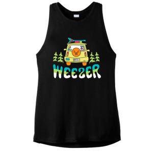 Weezer Road Trip Ladies PosiCharge Tri-Blend Wicking Tank