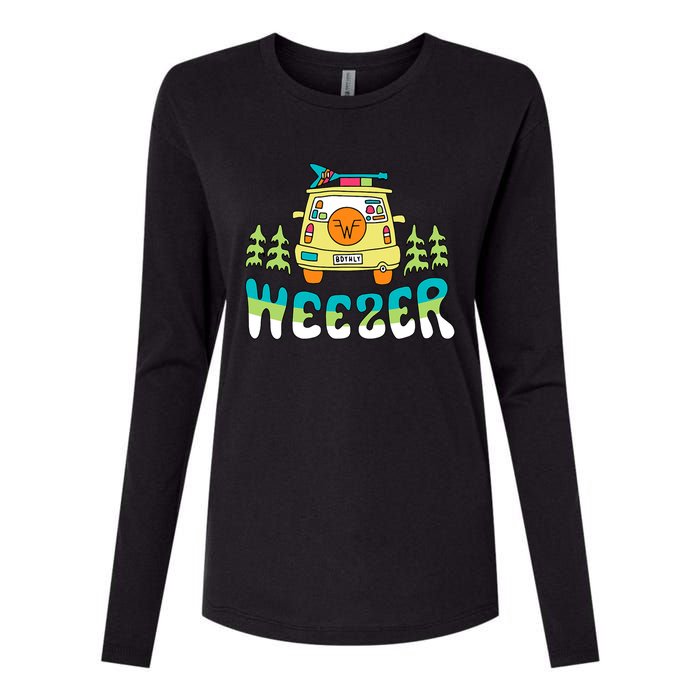 Weezer Road Trip Womens Cotton Relaxed Long Sleeve T-Shirt