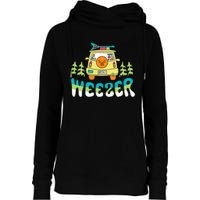 Weezer Road Trip Womens Funnel Neck Pullover Hood