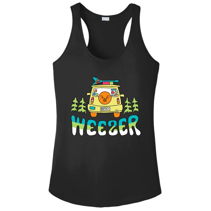 Weezer Road Trip Ladies PosiCharge Competitor Racerback Tank