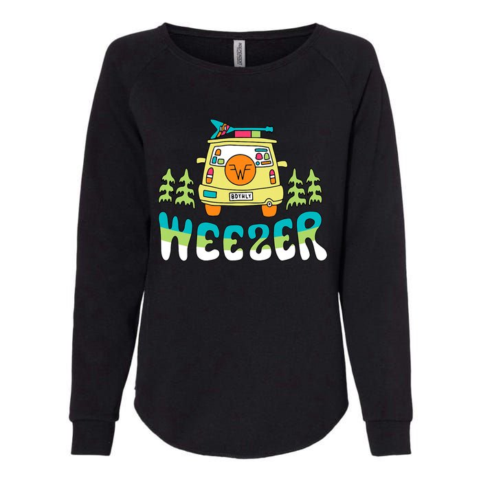 Weezer Road Trip Womens California Wash Sweatshirt