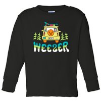 Weezer Road Trip Toddler Long Sleeve Shirt