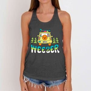 Weezer Road Trip Women's Knotted Racerback Tank