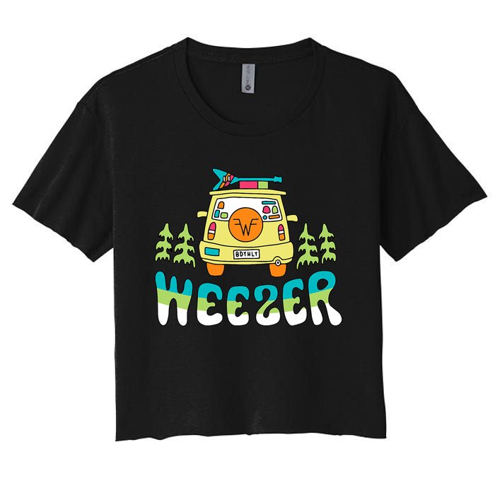 Weezer Road Trip Women's Crop Top Tee