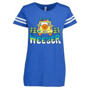 Weezer Road Trip Enza Ladies Jersey Football T-Shirt