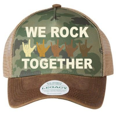 We Rock Together Equality Legacy Tie Dye Trucker Hat