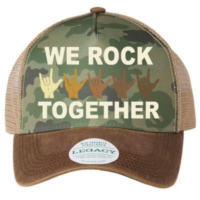 We Rock Together Equality Legacy Tie Dye Trucker Hat